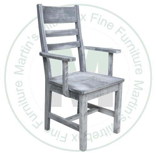 Oak Renoa Arm Chair 17'' Deep x 40'' High x 18'' Wide