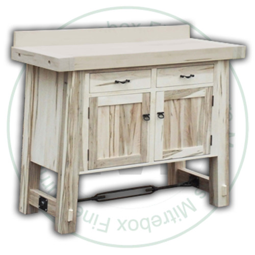 Oak Yukon Turnbuckle Sideboard 22''D x 52''W x 40''H With 2 Doors And 2 Drawers