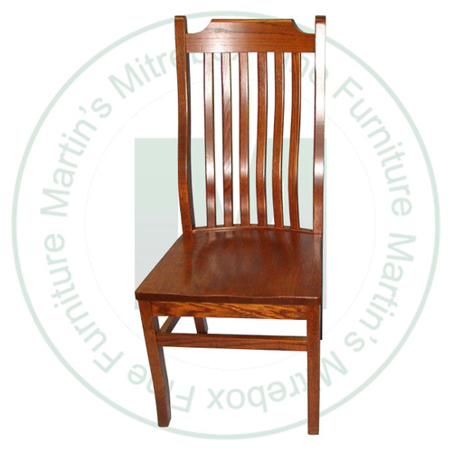 Maple Dickson Mission Side Chair Has Wood Seat