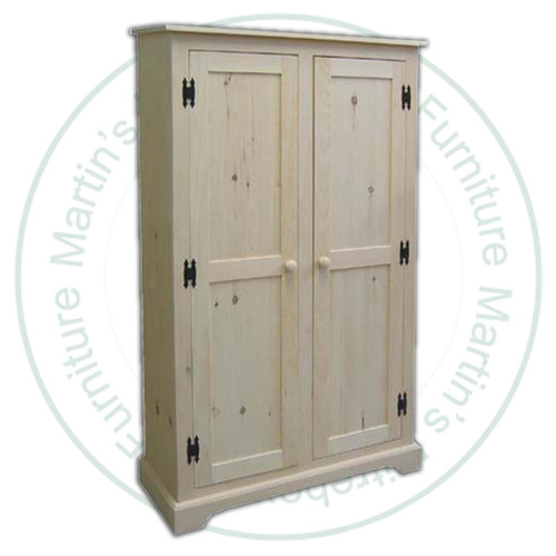 Pine Pilgrim Rustic Jam Cupboard 13.5''D x 60''H x 36''W