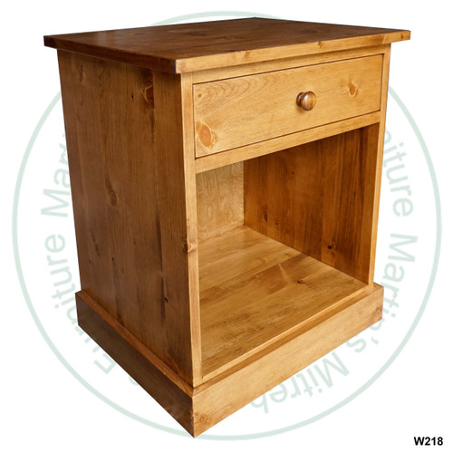 Wormy Maple Cottage Night Stand 20''W x 28''H x 19''D With Drawer