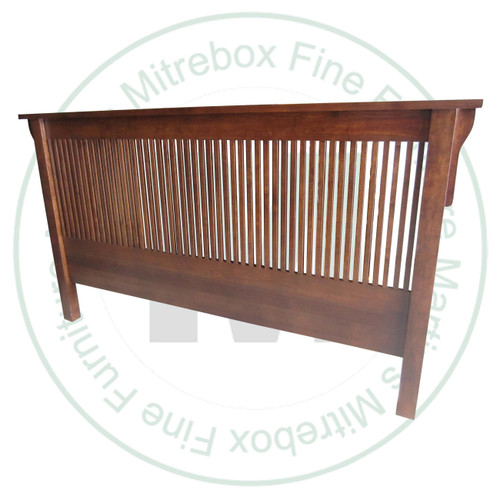 Wormy Maple Single Mission SpIndle 52'' Headboard.