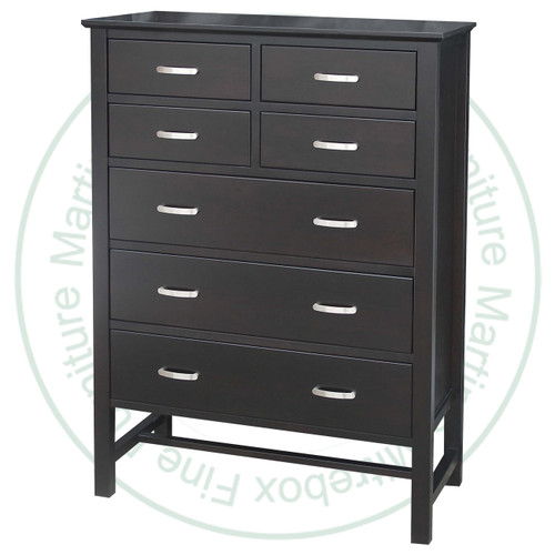 Oak Brooklyn Chest of Drawers 19.5''D x 37''W x 50''H With 7 Drawers