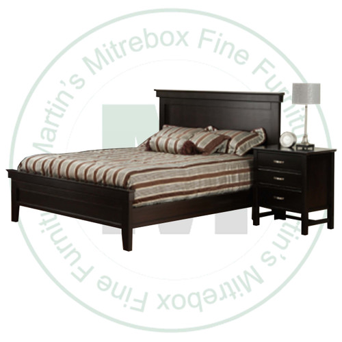 Maple Brooklyn Queen Bed With Low Footboard