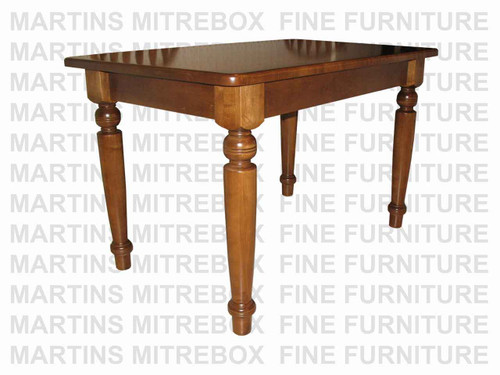 Maple Country Lane Harvest Table Finished In Colonial Sienna PT3002