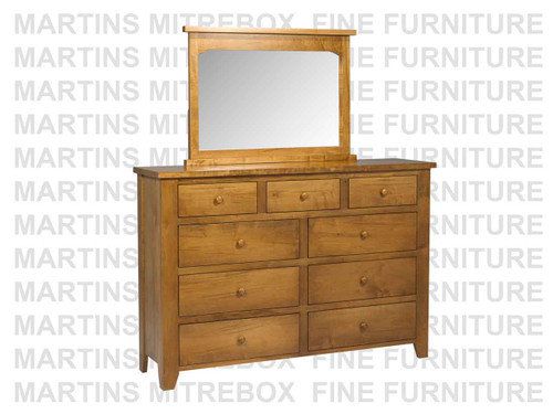 Pine Rough Cut Dresser 18''D x 46''H x 64''W