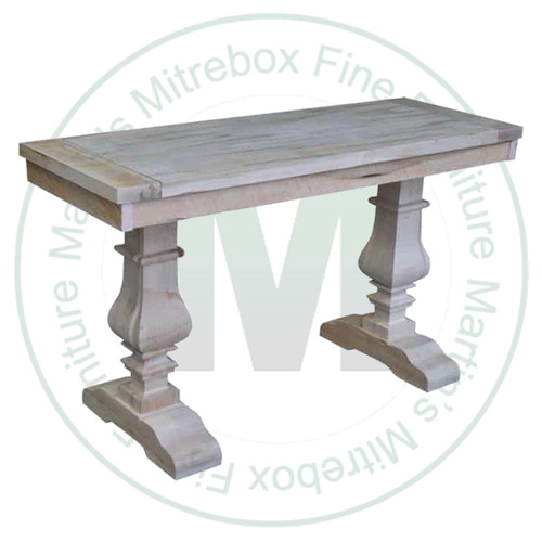 Pine Century Sofa Table 18'' Deep x 48'' Wide x 30'' High. Sofa Table Has 1 3/8 Top. ( Texture : Mill sawn. )

