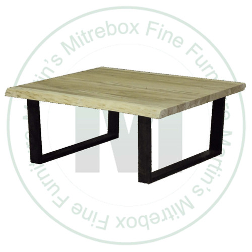 Pine Laventa Live Edge Coffee Table 42''D x 42''W x 18''H