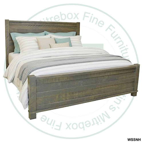 Wormy Maple King Backwoods Mill sawn Bed
