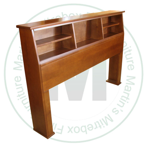 Wormy Maple Double Bookcase Headboards ( Basic ) 45'' Headboard