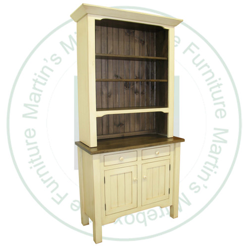 Oak French River Sideboard 18''D x 83''H x 50''W With 2 Doors And 2 Drawers