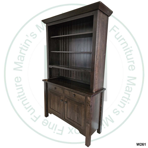 Wormy Maple French River Sideboard 18''D x 83''H x 50''W With 2 Doors And 2 Drawers
