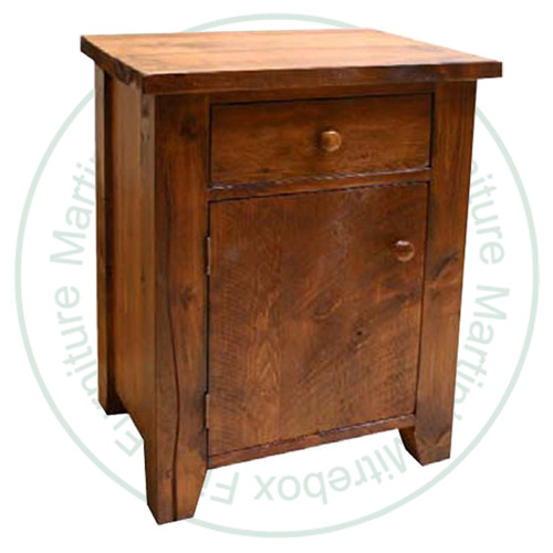 Pine Dakota 1 Drawer Nightstand