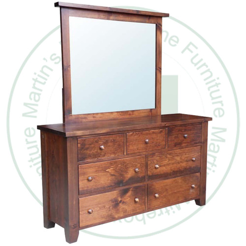 Wormy Maple Dakota Landscape Mirror