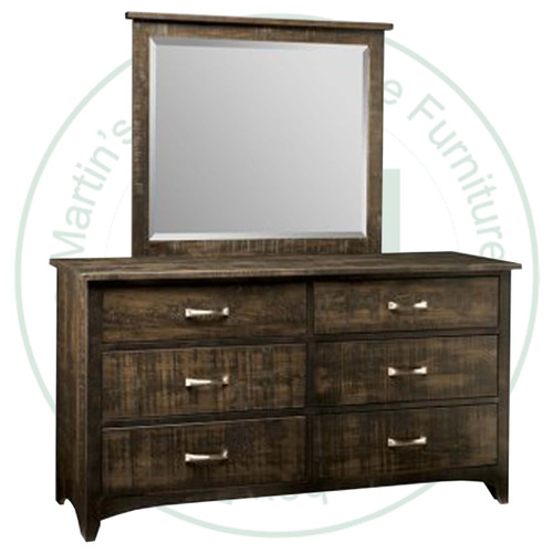 Wormy Maple Bancroft Landscape Mirror 4.5''D x 42.5''W x 35''H With Jewelry Option