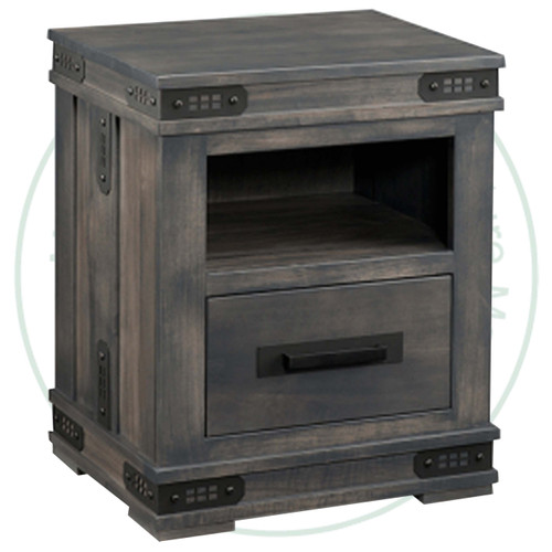 Wormy Maple Gastown Night Stand 18.5''D x 24''W x 29.5''H.