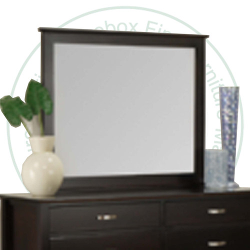 Wormy Maple Brooklyn Landscape Mirror  42''W x 36''H