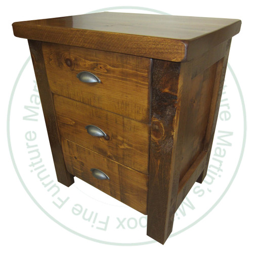 Wormy Maple Frontier Nightstand 24''W x 29.5''H x 18.5''D