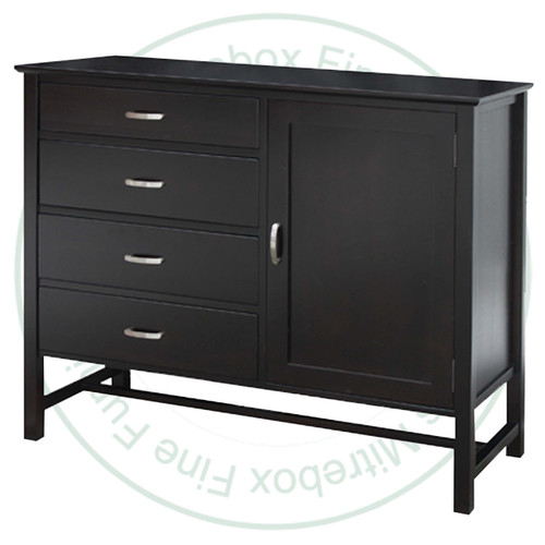 Wormy Maple Brooklyn Mule Chest 19.5''D x 52''W x 43.5''H