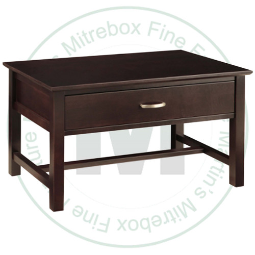 Wormy Maple Brooklyn Condo Coffee Table 21'' Deep x 35'' Wide x 20'' High