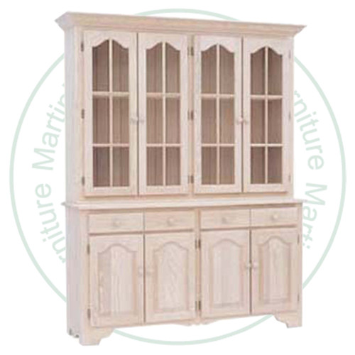 Maple Green Gables Hutch And Buffet 62''W x 80''H x 18''D