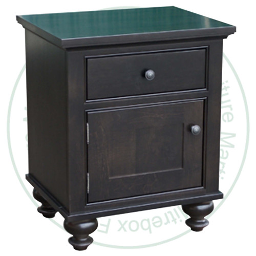 Maple Georgetown Power Management Nightstand With 1 Door And 1 Drawer