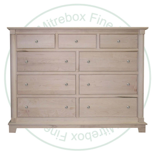 Maple Cleveland 9 Drawer High Dresser