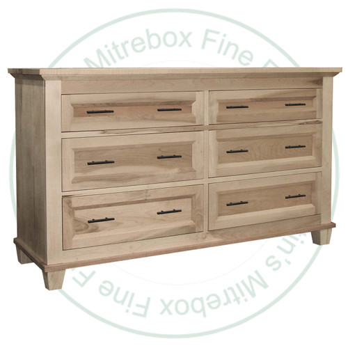 Maple Algonquin 6 Drawer Dresser