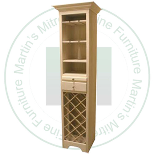 Pine Northern Lights Wine Server 16''W x 78''H x 16''D