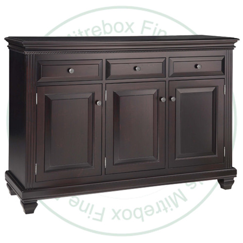 Pine Florentino Sideboard With 3 Wood Doors And 3 Drawers