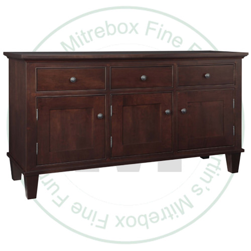 Pine Georgetown Sideboard 19.5'' Deep x 61.5'' Wide x 35.5'' High With 2 Wood Doors And 2 Drawers