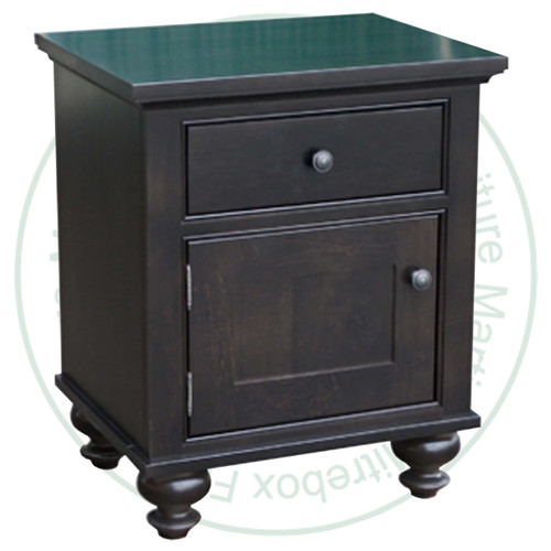 Oak Georgetown Nightstand With 1 Door And 1 Drawer