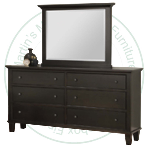 Oak Georgetown Deep Dresser With 6 Drawers