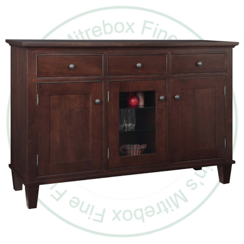 Oak Georgetown Sideboard 19.5'' Deep x 61.5'' Wide x 42'' High With 3 Doors And 3 Drawers