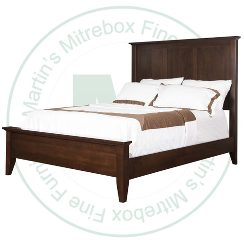 Wormy Maple Courtland Queen Bed With Low Footboard