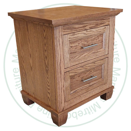 Wormy Maple Algonquin 2 Drawer Night Stand