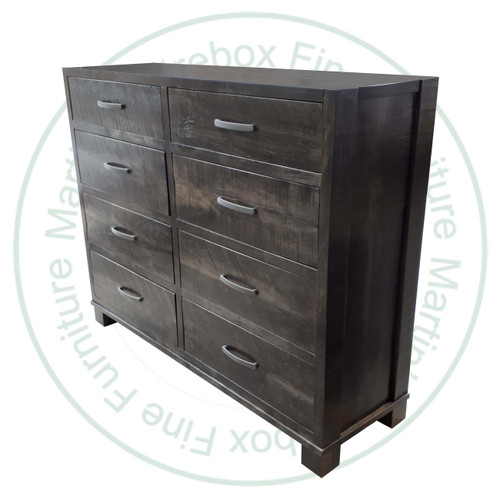 Pine Backwoods Millsawn Dresser 18''D x 58.5''W x 47''H With 8 Drawers