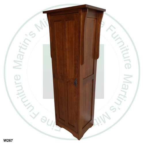 Pine Mission Jam Cupboard 22''W x 60''H x 15''D