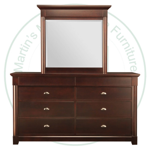 Maple Hudson Valley Wide Double Dresser With 8 Drawers