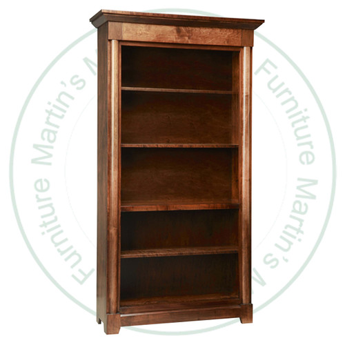 Maple Hudson Valley Bookcase Has 3 Adjustable Shelves