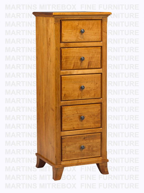 Maple Bourbon Lingerie Chest 18''D x 20''W x 52''H