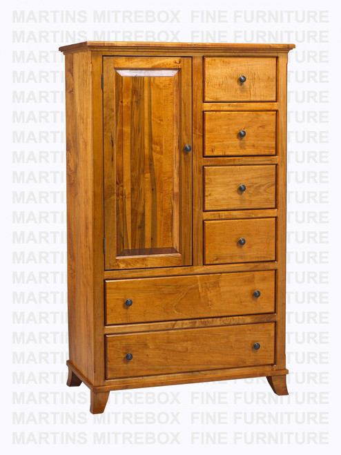 Maple Bourbon Ladies Change Chest 21''D x 38''W x 64''H