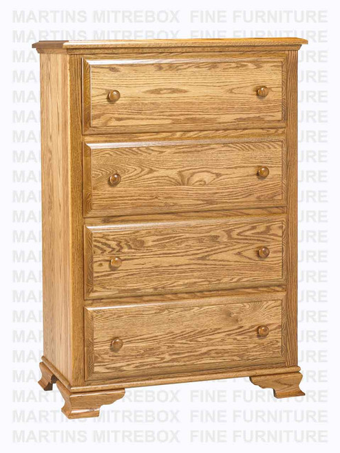 Wormy Maple Country Lane Chest of Drawers 18''D x 34''W x 50''H