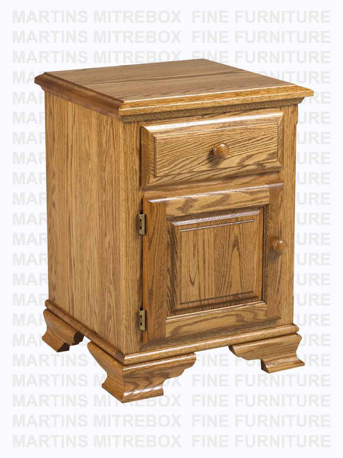 Wormy Maple Country Lane Night Stand 1 Drawer 1 Door 18''D x 20''W x 28''H