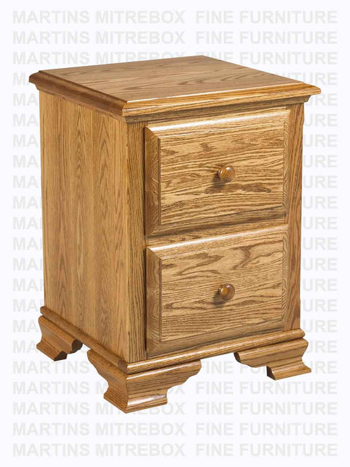 Wormy Maple Country Lane Night Stand 2 Drawers 18''D x 20''W x 28''H