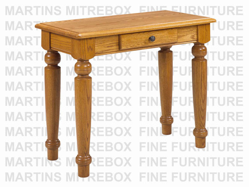Wormy Maple Country Lane Hall Table With Drawer 18''D x 36''W x 30''H