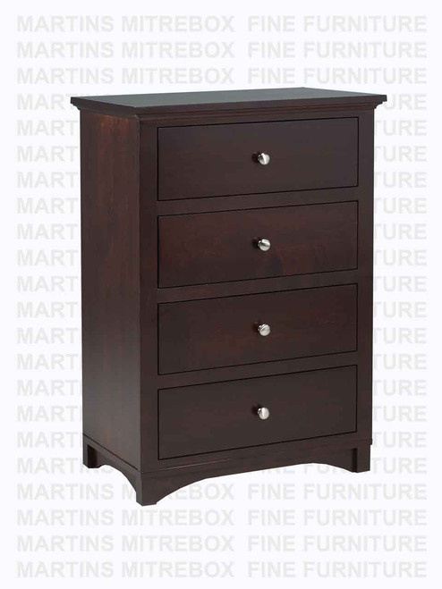 Wormy Maple Montana Chest 4 Drawers 18''D x 30''W x 43''H