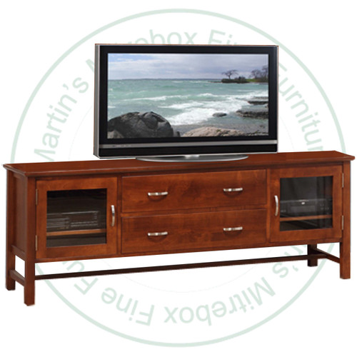 Oak Brooklyn HDTV Entertainment Cabinet 19.5'' Deep x 73'' Wide x 27'' High