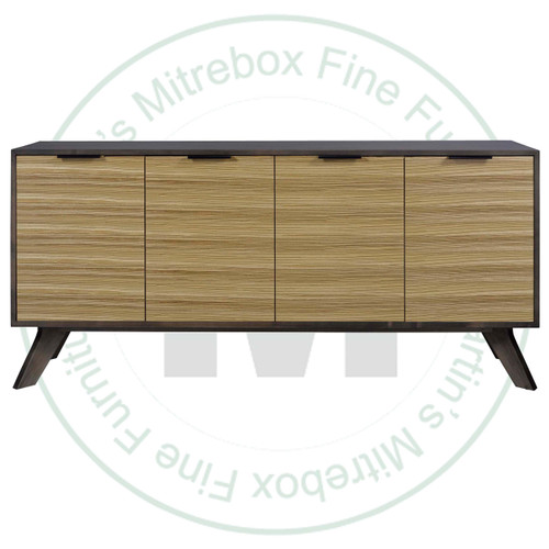 Wormy Maple Skoved Sideboard 18''D x 60''W x 37''H