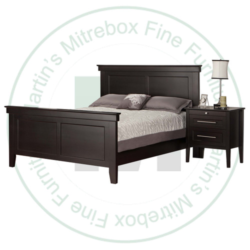 Maple Stockholm Queen Panel Bed
